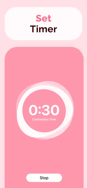 Contraction Timer ＆ Tracker screenshot 2 of 7