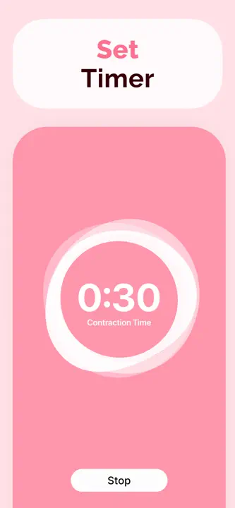 Contraction Timer ＆ Tracker: Screenshot 2 von 7