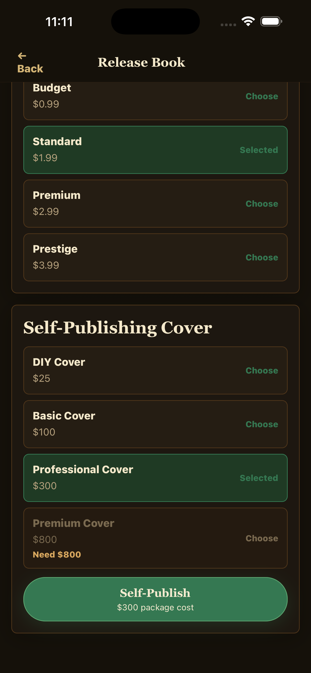 Author Career