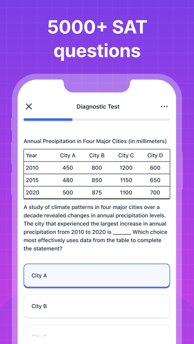 SAT® Test Prep 2026 iPhone screenshot 7 - Education app