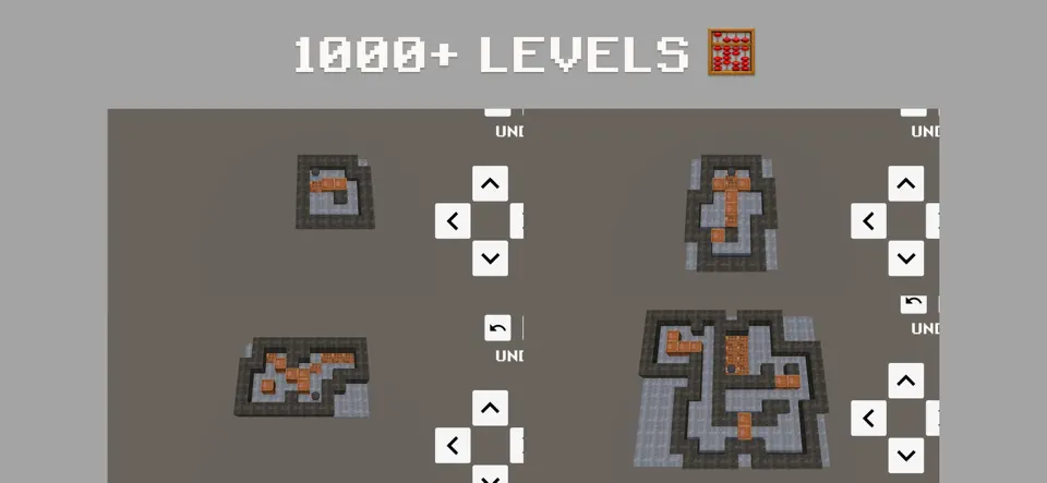 Screenshot von Sokobanz: 3D Push The Box auf dem iPhone 1