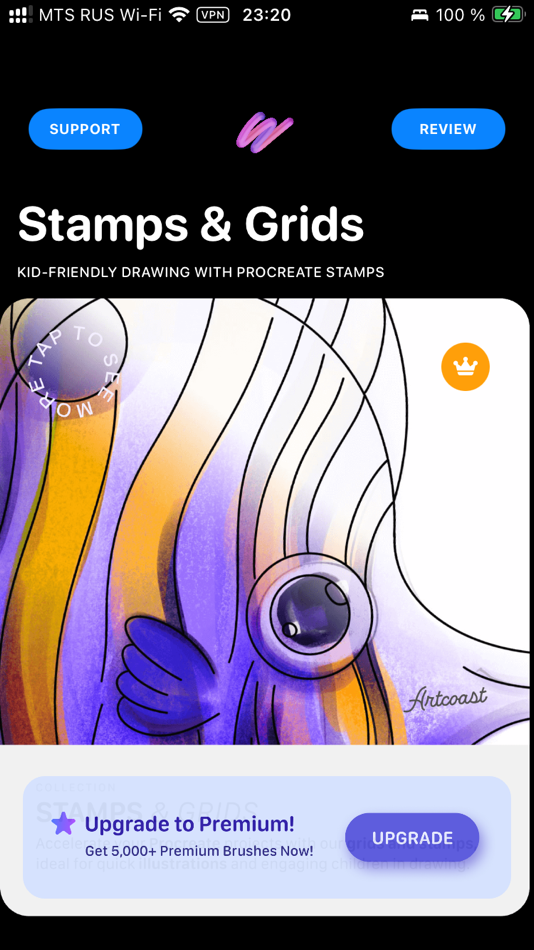 #5. Procreate Brushes & Stamps (iOS) 게시자: Dmitry Mashkin
