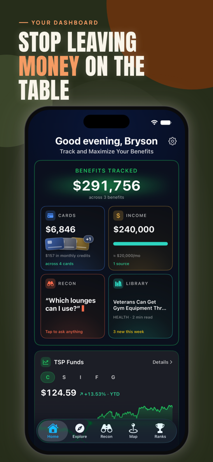 Military Benefits App 的 App Store 截图 1
