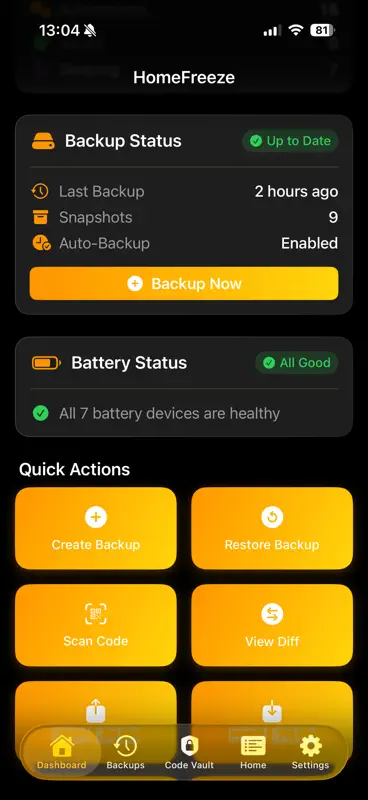 HomeFreeze for Homekit screenshot 1 of 10