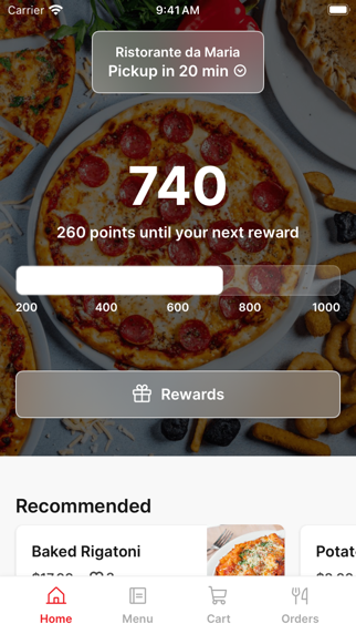 Ristorante da Maria iPhone screenshot 1 - Food & Drink app