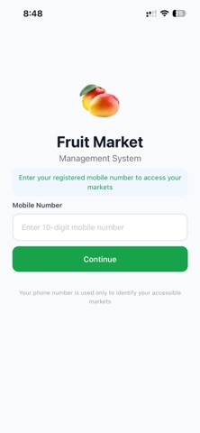 Fruit Market App Screenshot 1 of 8