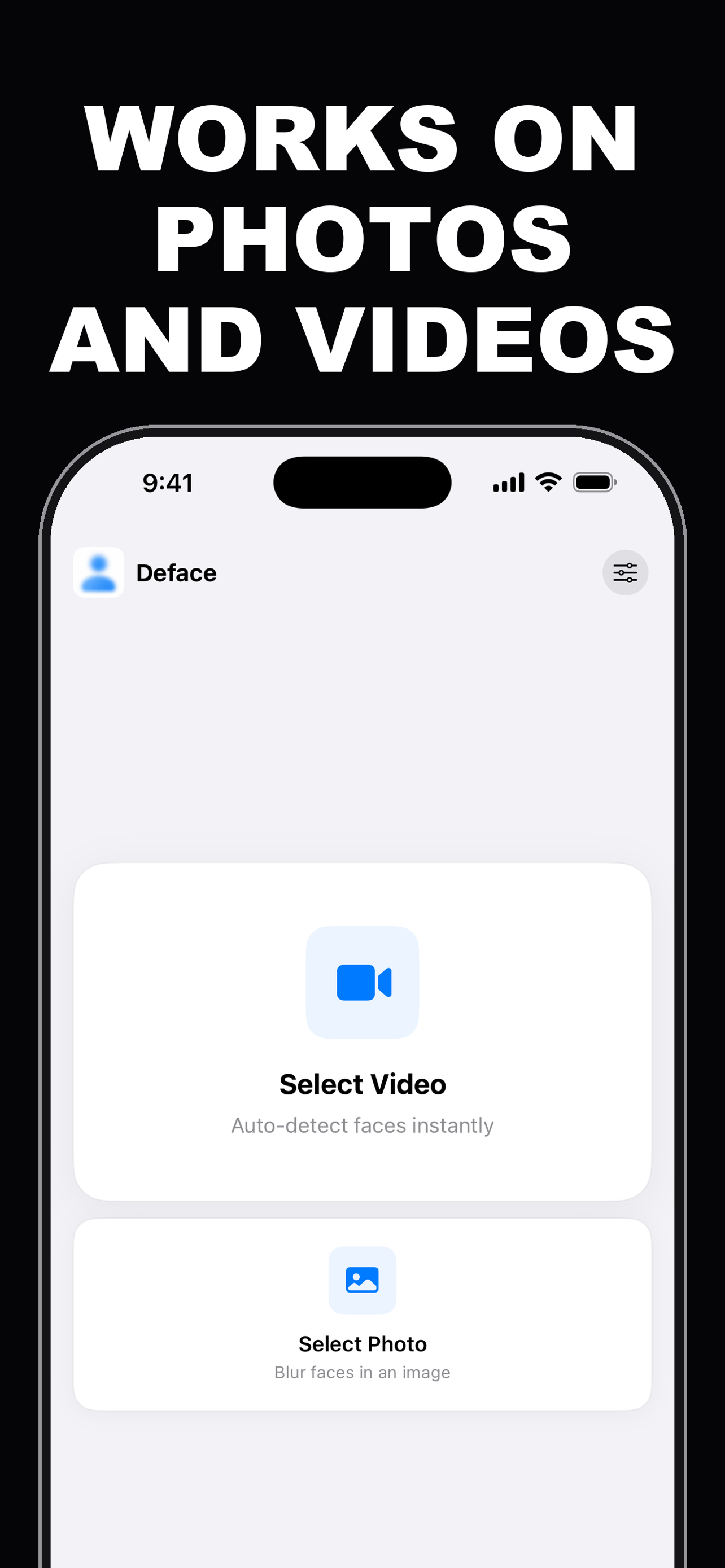 Deface: Blur Faces in Video screenshot 4