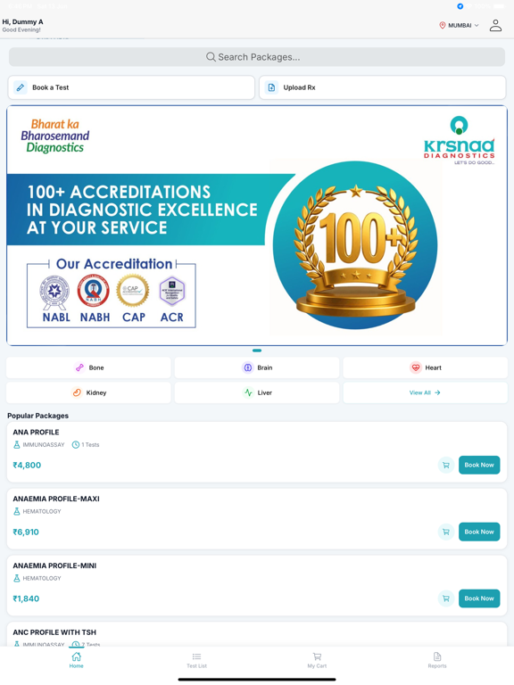 Krsnaa Diagnostics iPad screenshot 7