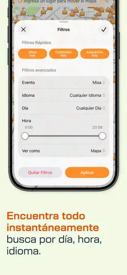 Captura de pantalla de Horarios De Misa en iPhone 5