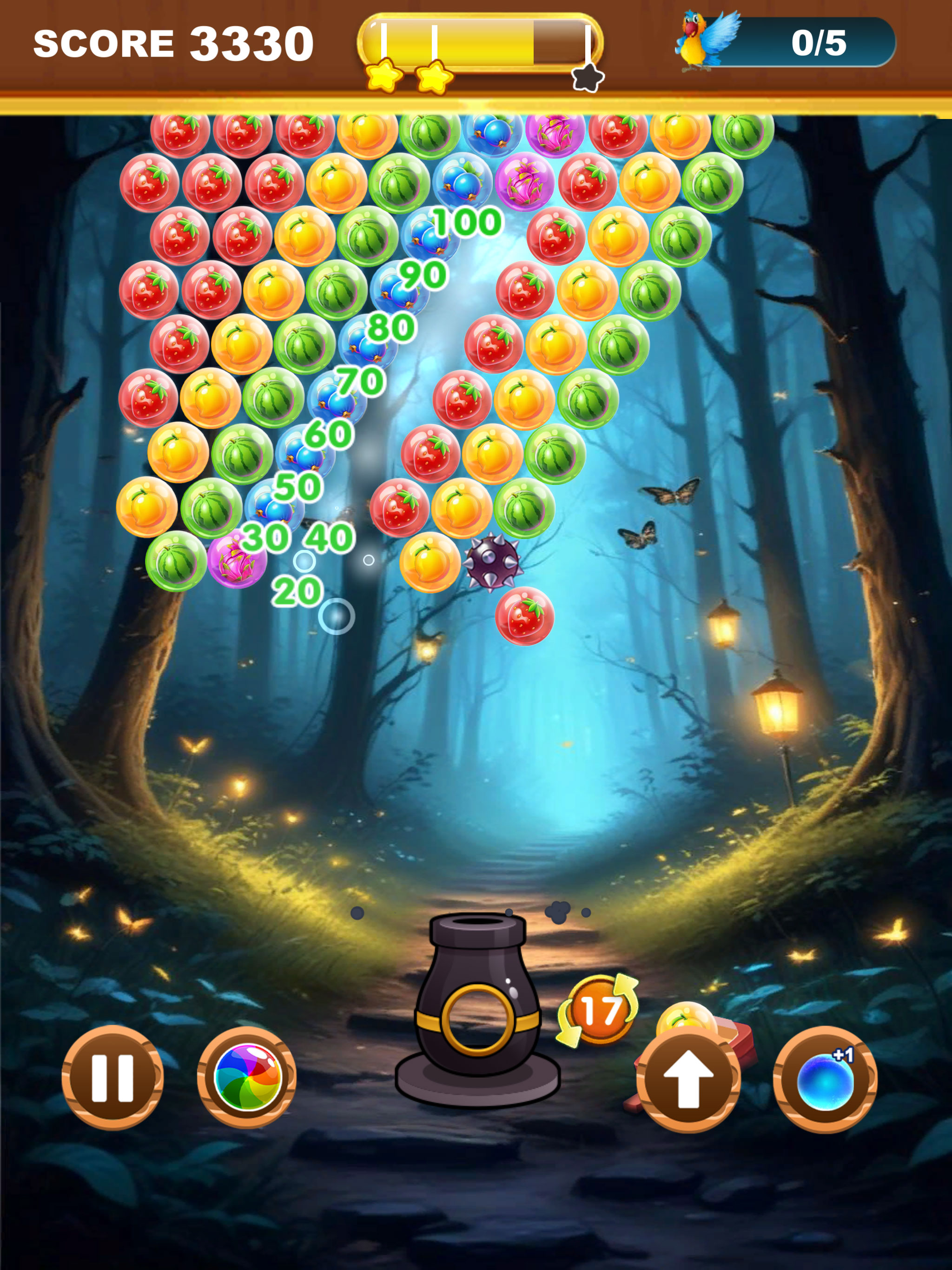 Flora Bubble Shooter Fruit Pop