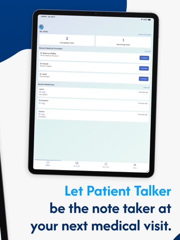 Patient Talker: Medical Notes iPad screenshot