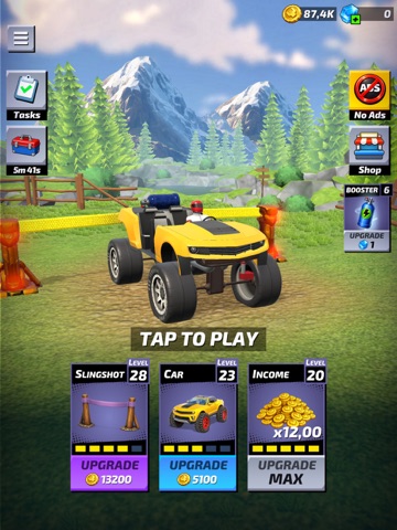 Boost Rider: Car Build & Drive iPad screenshot