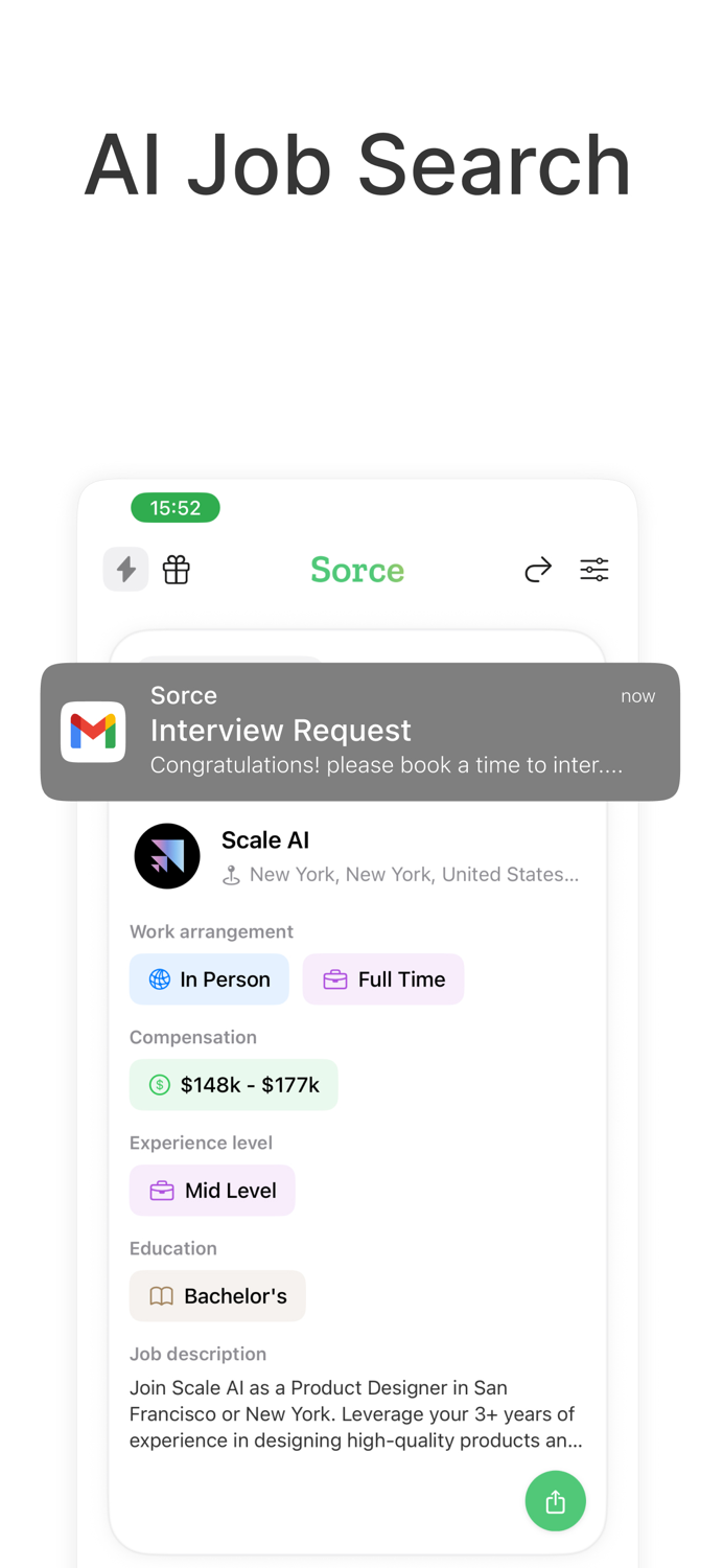 Sorce - AI Job Search
