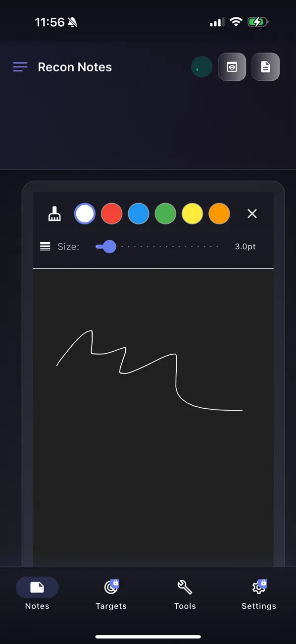#1. ReconPad (iOS) Podle: Jeffery Galen Reed