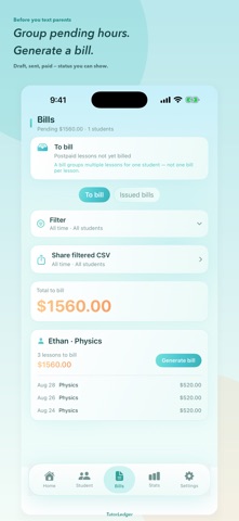 TutorLedger Screenshot 5 of 6
