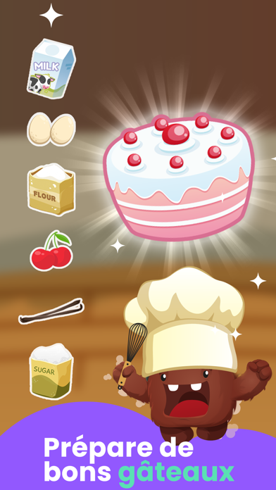 Screenshot #1 pour Jeux de gâteau: fille, garçon