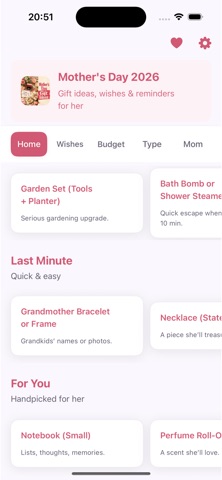 Mother’s Day 2026 Gift Ideas iPhone screenshot
