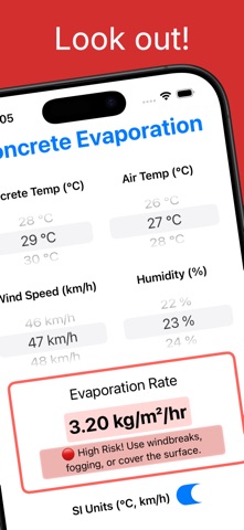 Concrete Evap iPhone screenshot