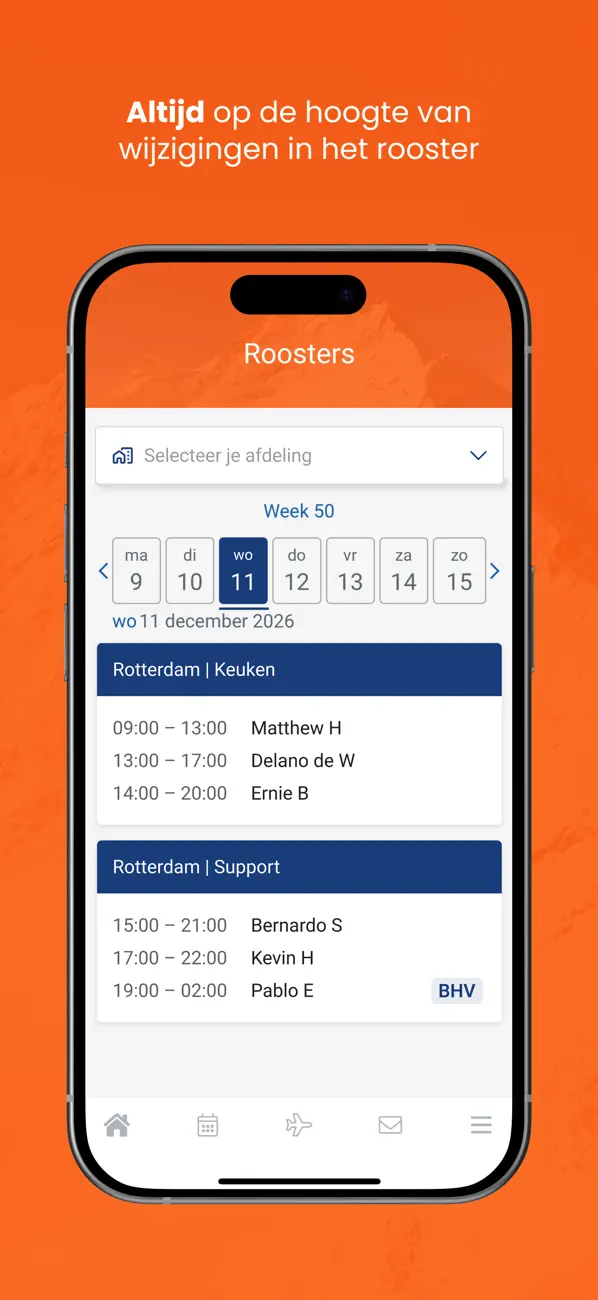 Screenshot #3 pour Dish Personeelsplanner