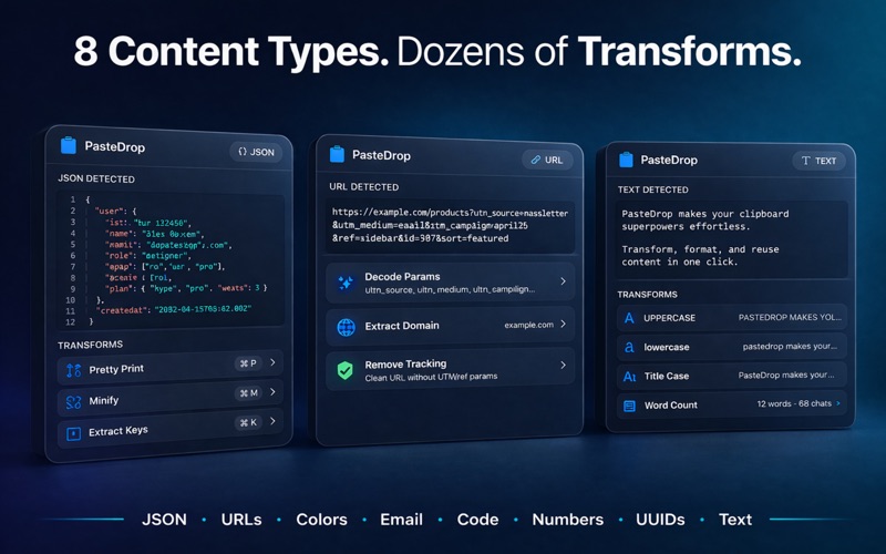PasteDrop screenshot