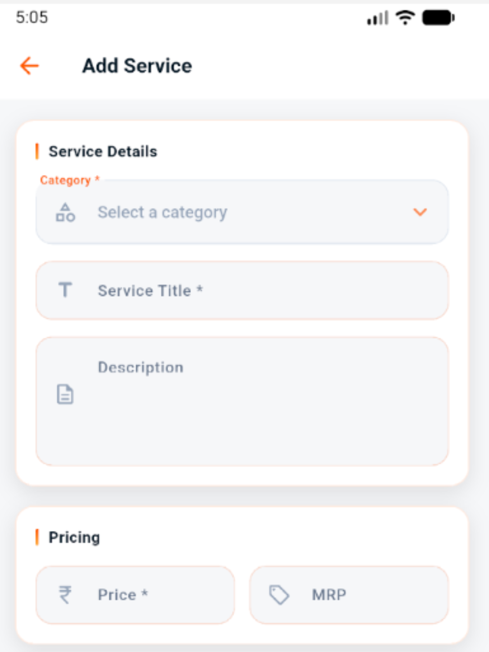QuickSeva Vendor