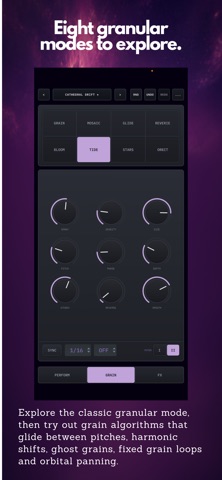 Celestine Granular FX app screenshot 2