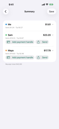 Dibs: Split the Bill screenshot 4