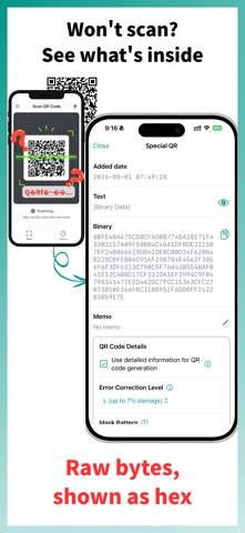 QRefine: QR Code Scanner iPhone screenshot