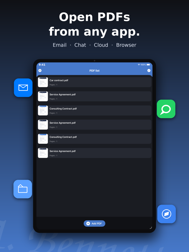 Sign PDF documents Screenshot