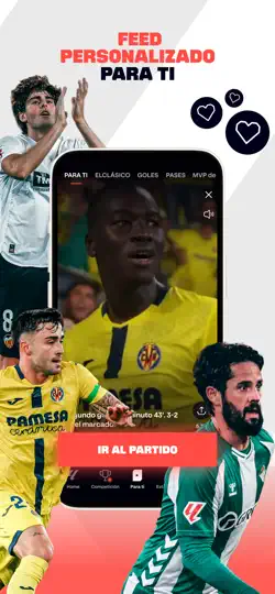 Captura de pantalla de LALIGA App Oficial 2025/26 en iPhone 5