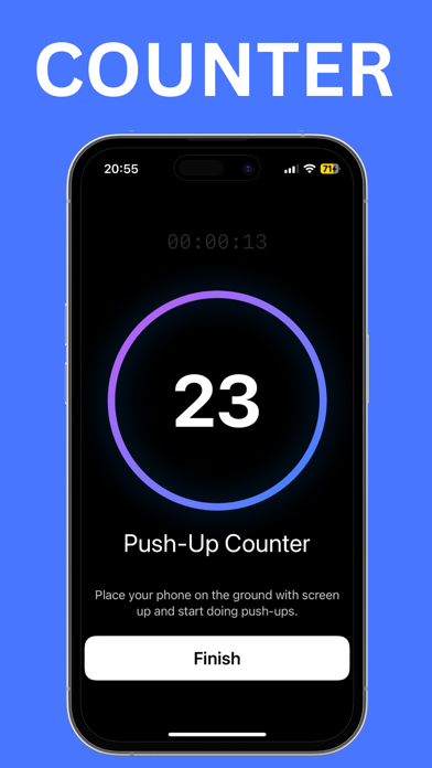 Pushup Tracker & musclebooster Screenshot