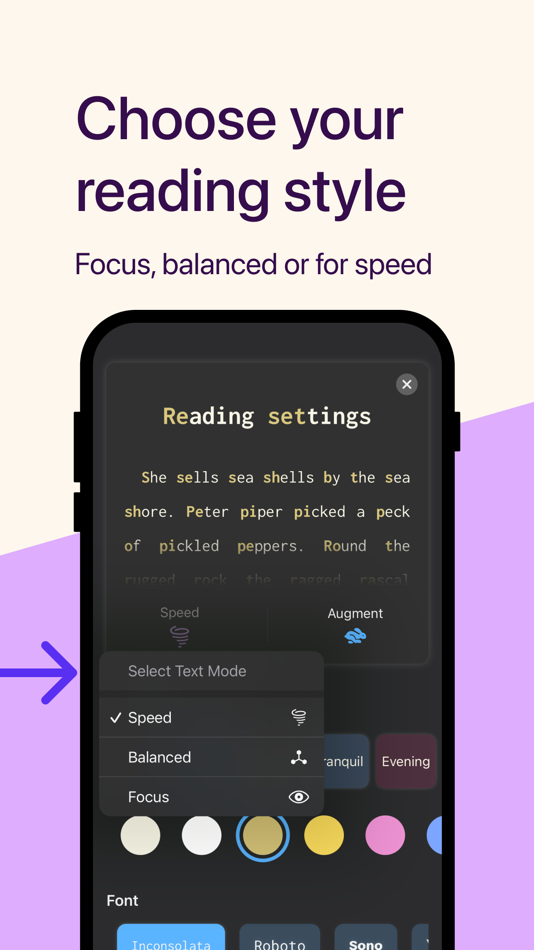 #2. Celer: Speed Reading & Focus (iOS) 由: Mobile Craft MB