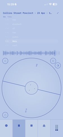 Echolalia iPhone screenshot