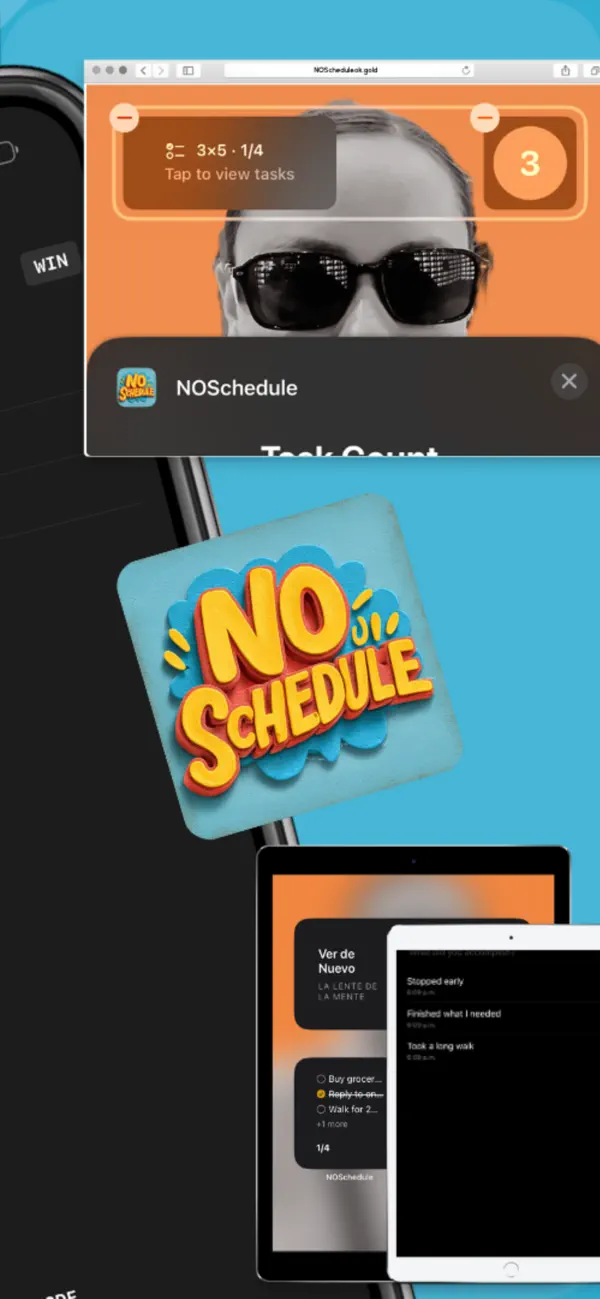 Screenshot #3 pour NO·SCHEDULE: Do Less