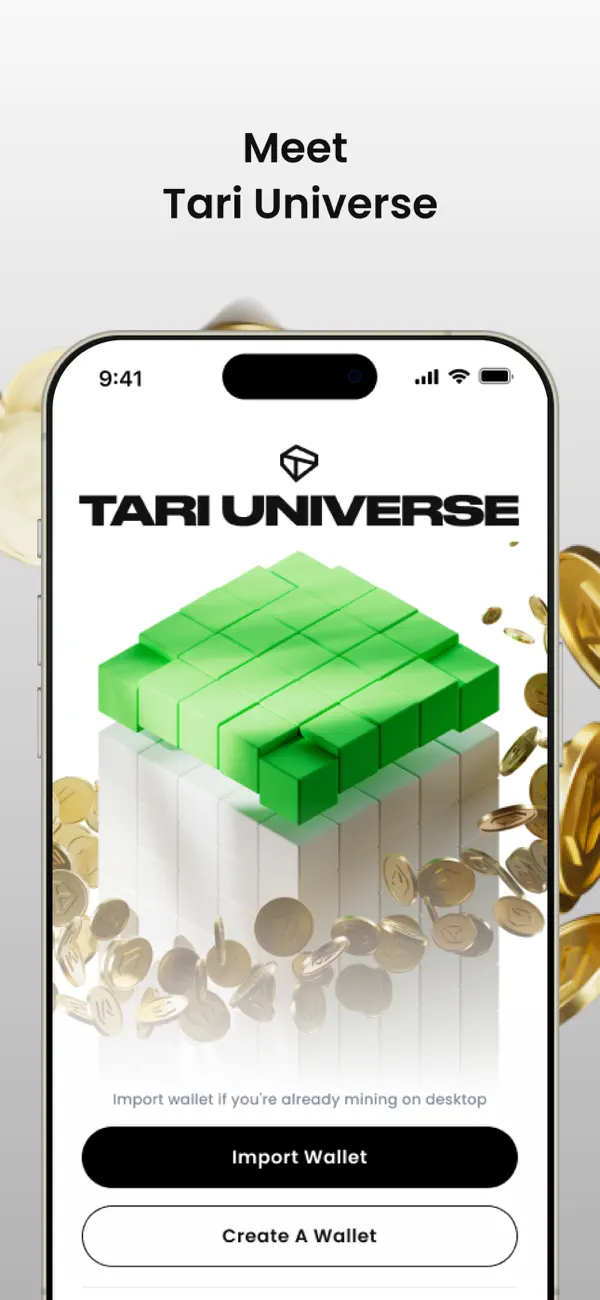 Screenshot #1 pour Tari Universe Wallet