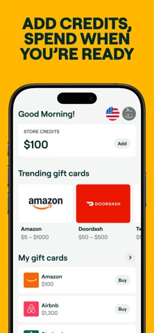 Bitrefill: eSIMs & Gift Cards iPhone screenshot