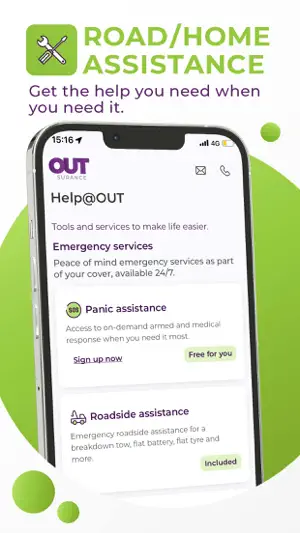 OUTsurance screenshot 2