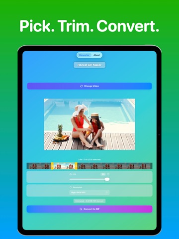 Honest GIF Maker iPad screenshot