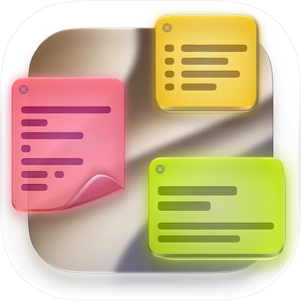 Quick Note: Sticky Notes Menu