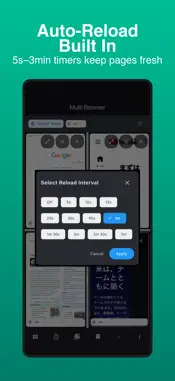 Multi Browser: 4-Split Screen screenshot 2