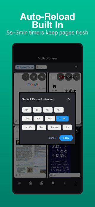 Multi Browser: 4-Split Screen Screenshot 2 of 4
