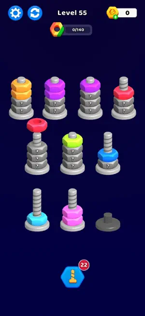 Nut Sort - Color Match screenshot 2