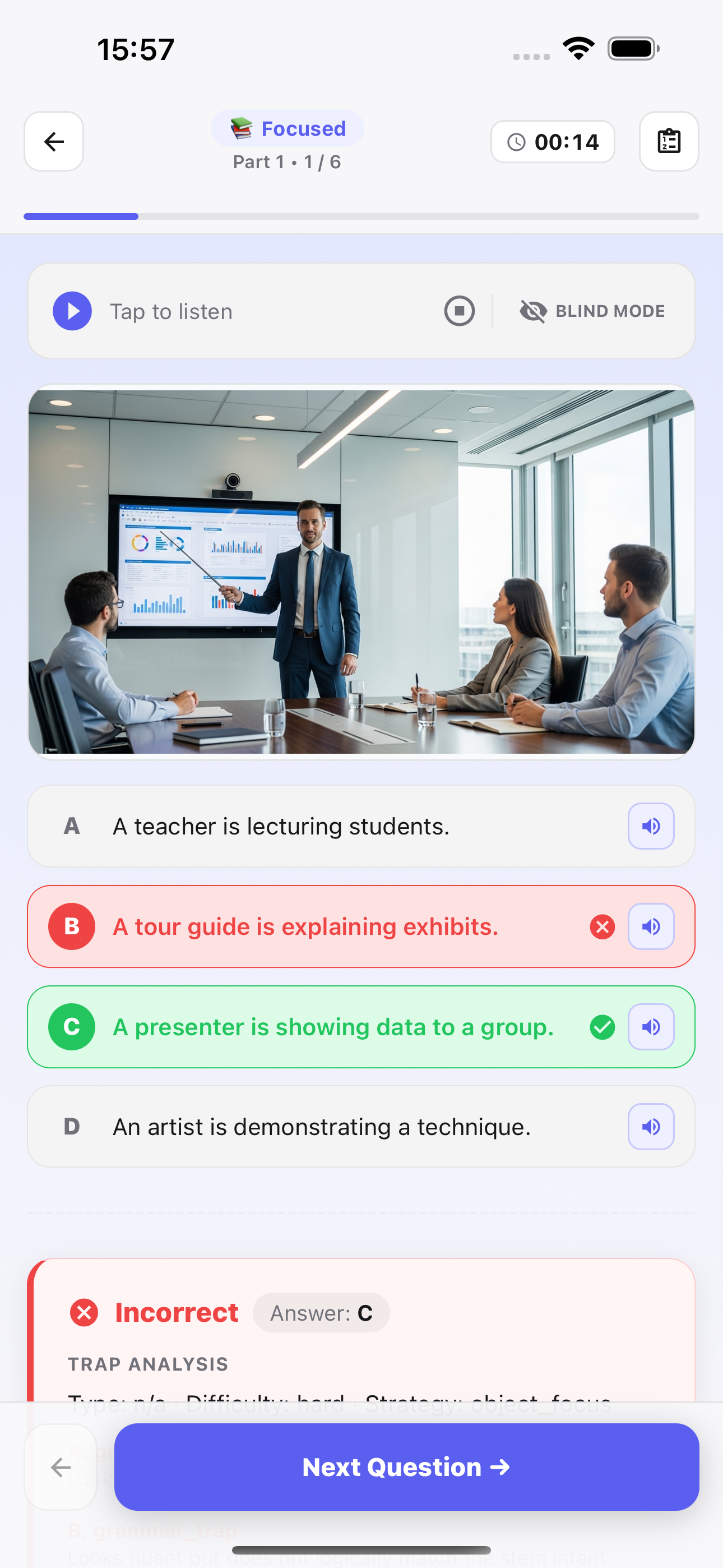 EZ TOEIC: AI Tutor & Practice screenshot 5