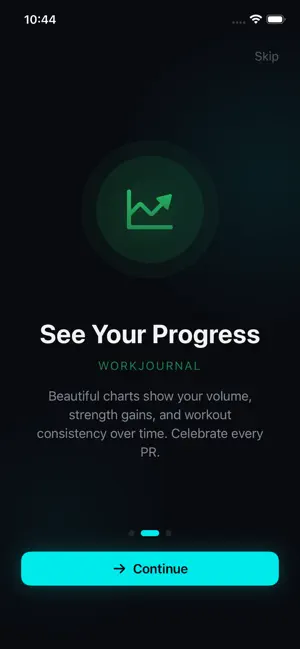 WorkJournal - Gym Tracker screenshot 1