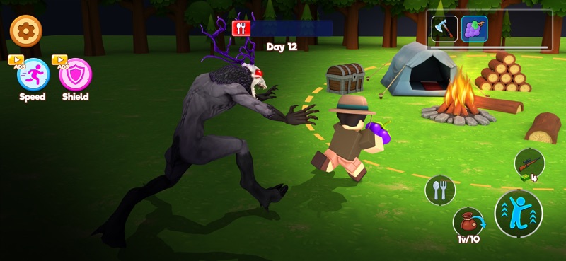 999 Nights Survive in Forest screenshot 1