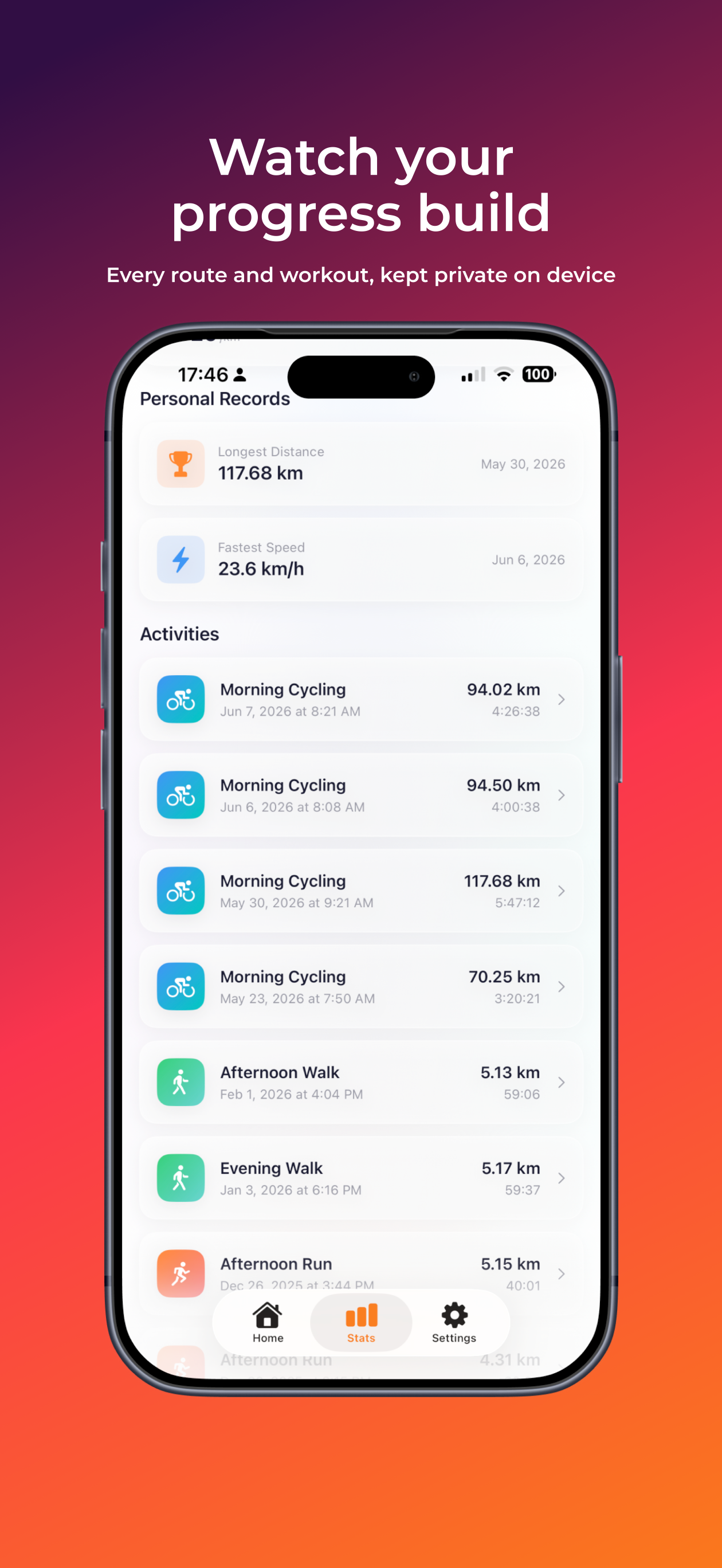 Motum: Run, Cycle & More screenshot 10