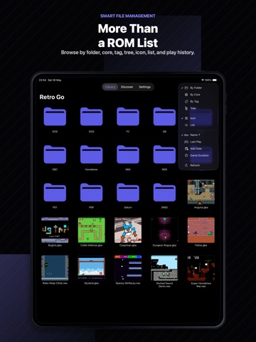 RetroGo - Retro Game Emulator iPad screenshot