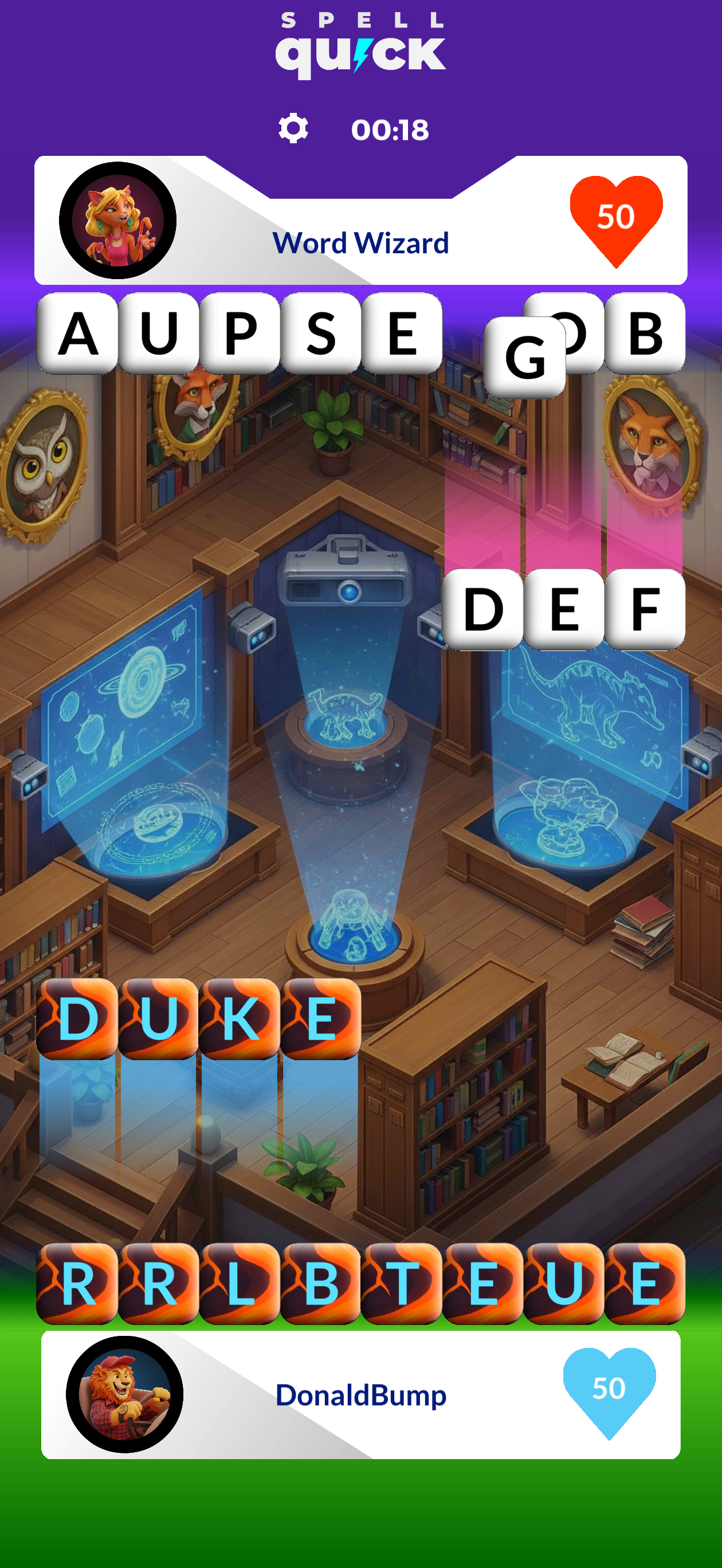 SpellQuick: fast spelling PvP