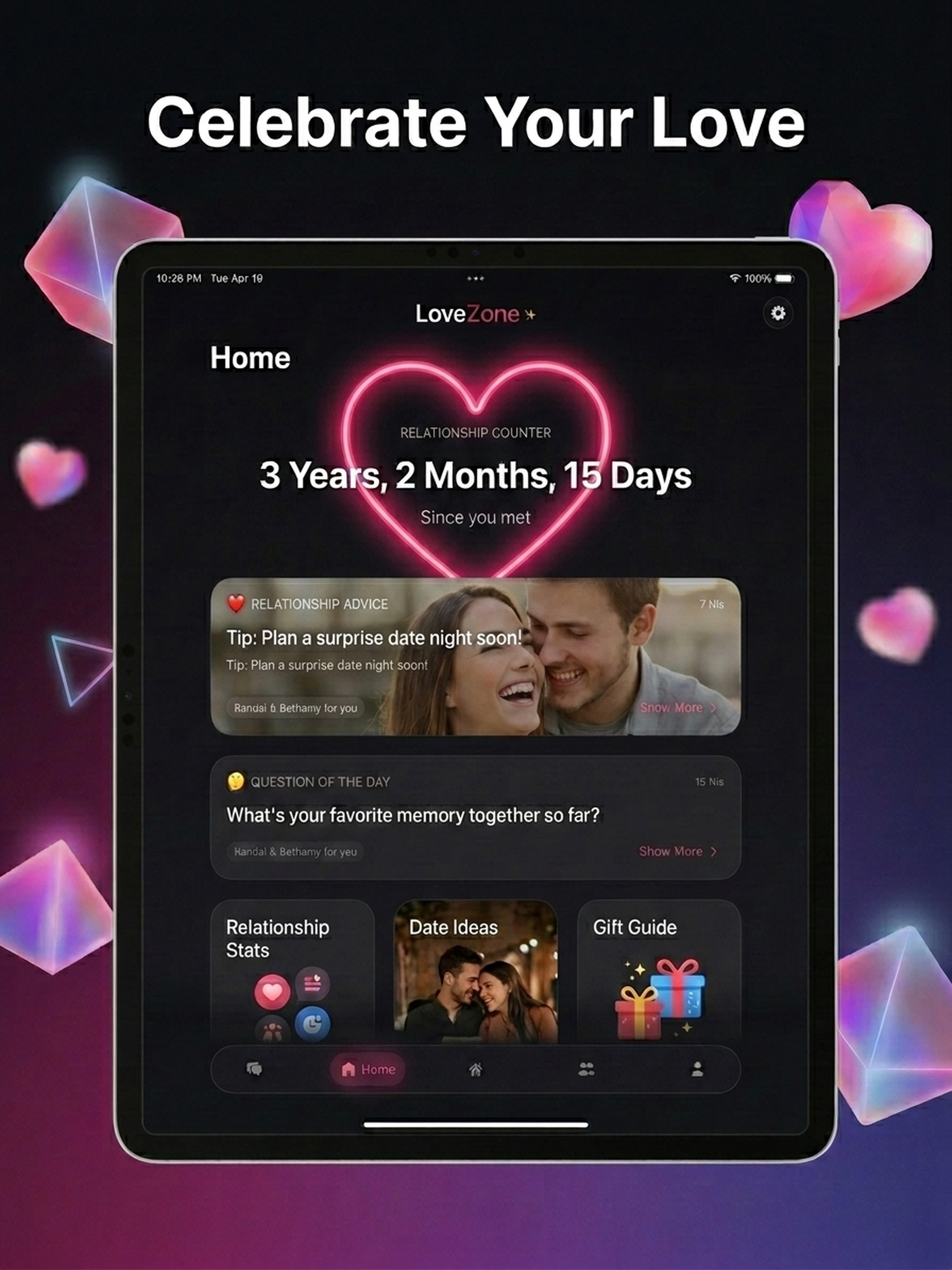 LoveZone: Relationship Journal