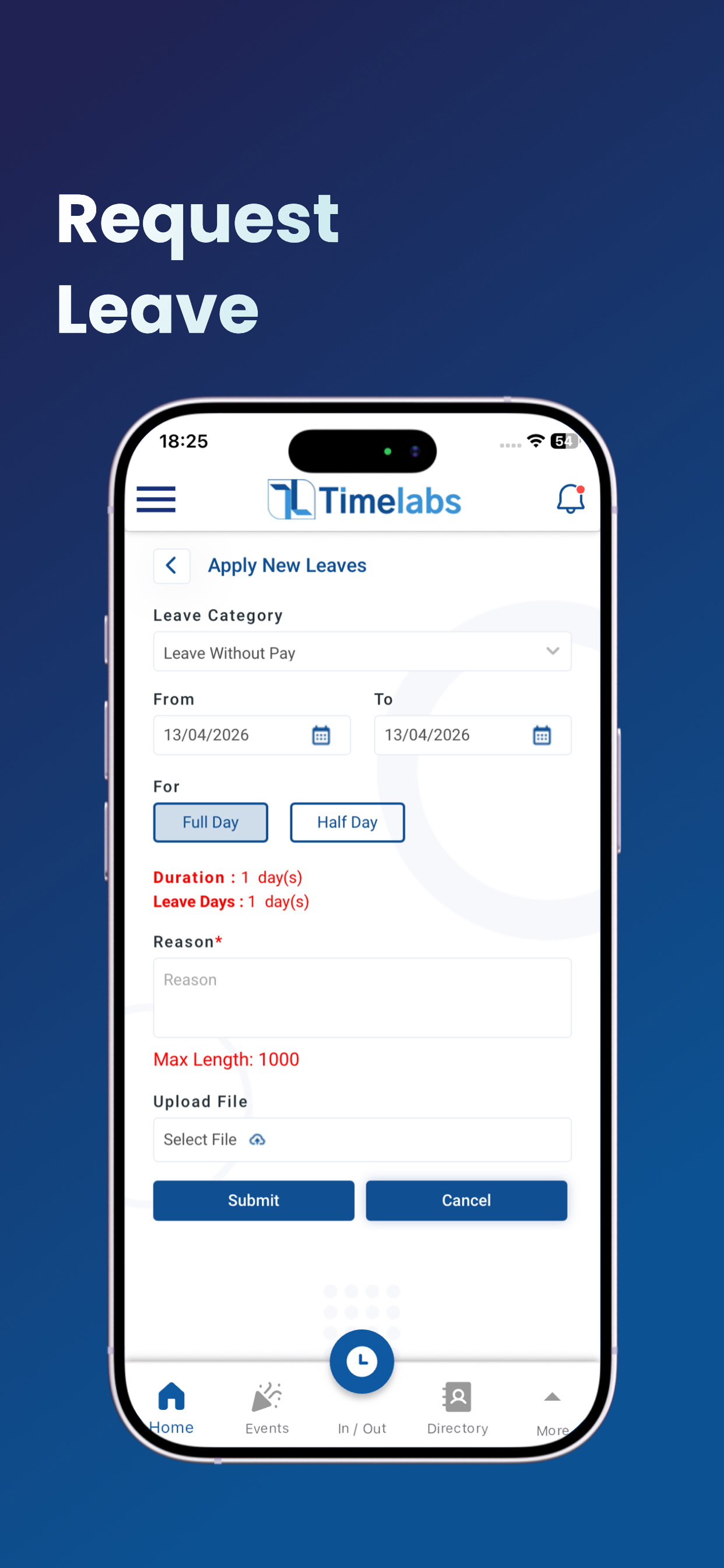 Timelabs Employee Self Service screenshot 6